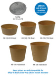 Bowl Sealer Pro Bowls + Lids Set (Cases) - 126mm