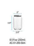 Can Sealer Bottles + Lids Set (Cases)