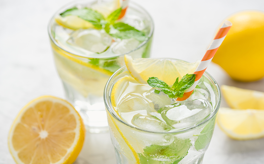 Recipe preview for Homemade Lemonade Spritzer