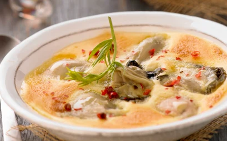 Recipe preview for Oyster Sabayon